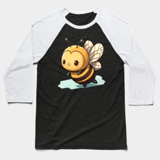 A Bee over the Sea Baseball T-Shirt